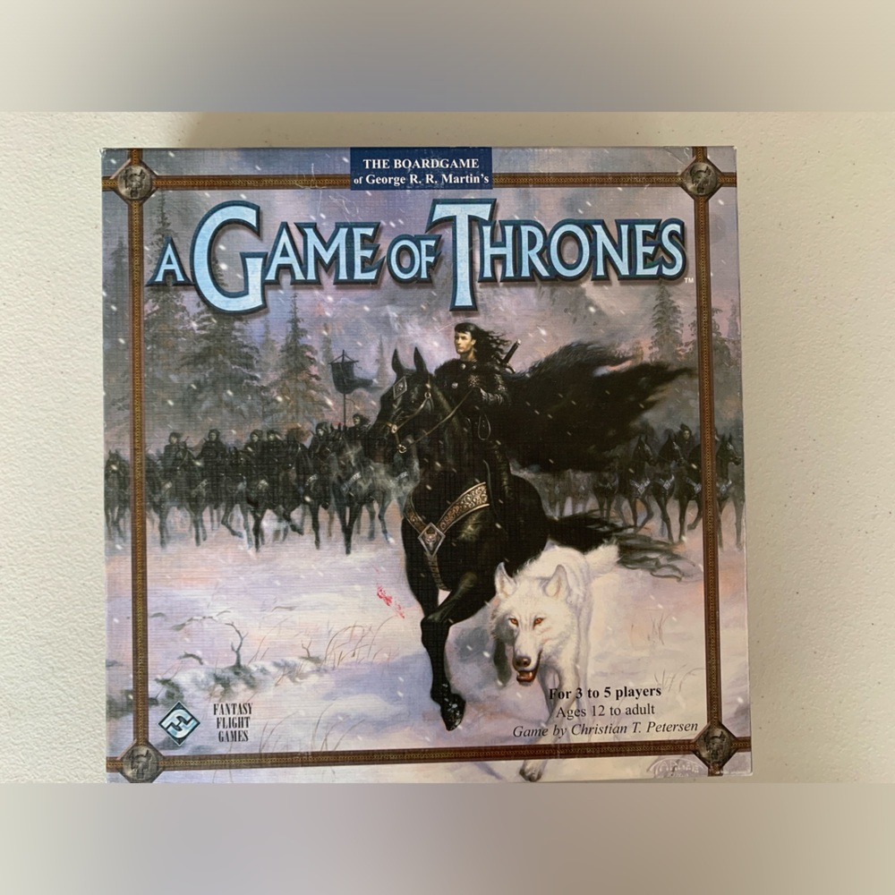 Game of Thrones first edition board game